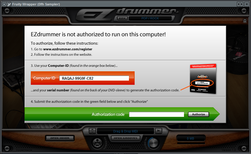 Ezdrummer authorization code keygen free